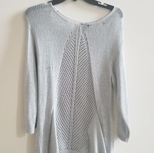 APT 9 Long Sleeve Tunic Silver/Gray